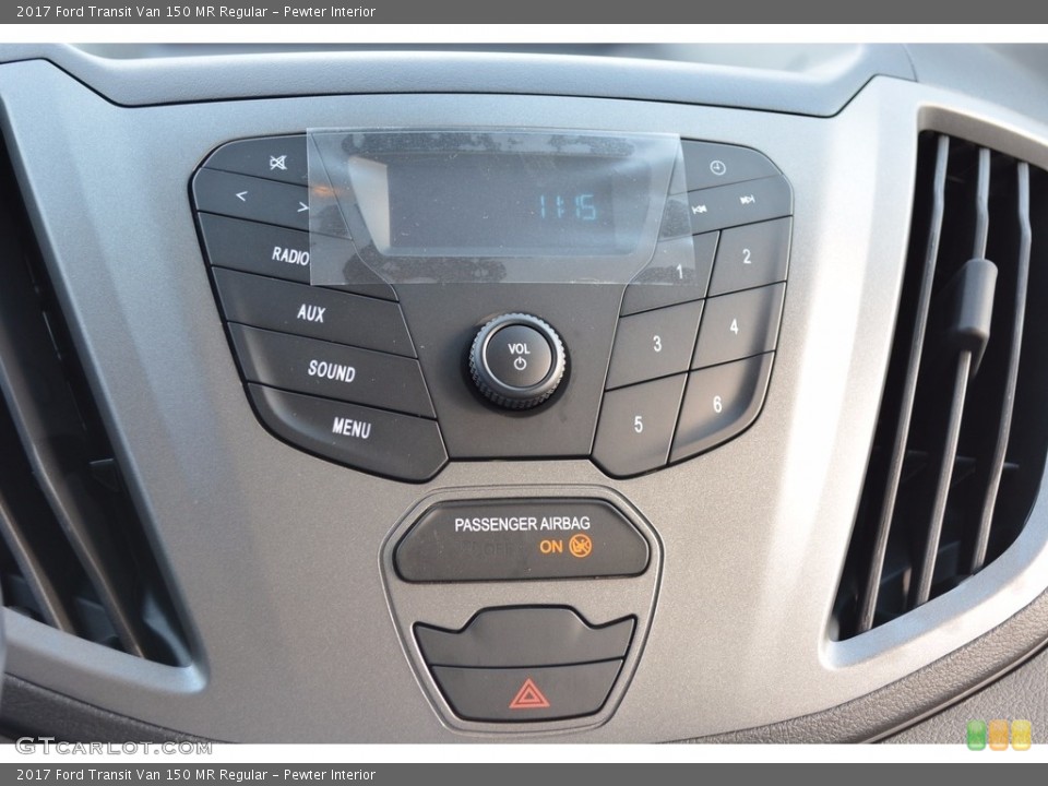Pewter Interior Controls for the 2017 Ford Transit Van 150 MR Regular #115654370