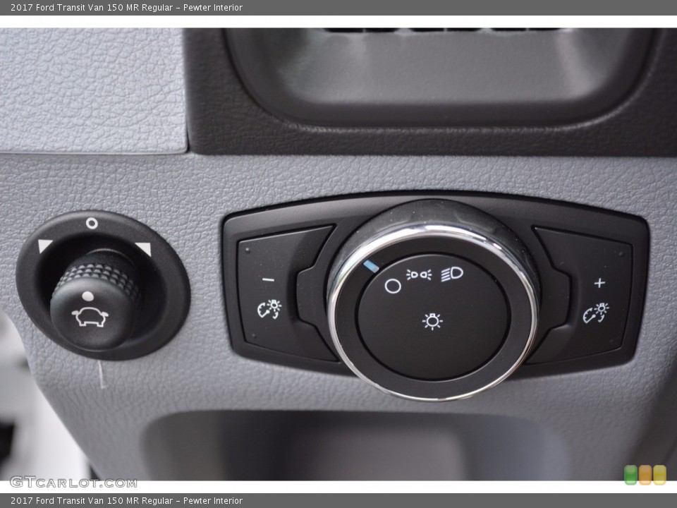 Pewter Interior Controls for the 2017 Ford Transit Van 150 MR Regular #115654502