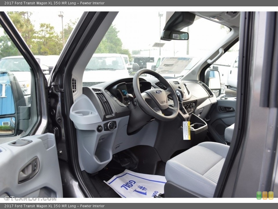 Pewter Interior Dashboard for the 2017 Ford Transit Wagon XL 350 MR Long #115655780