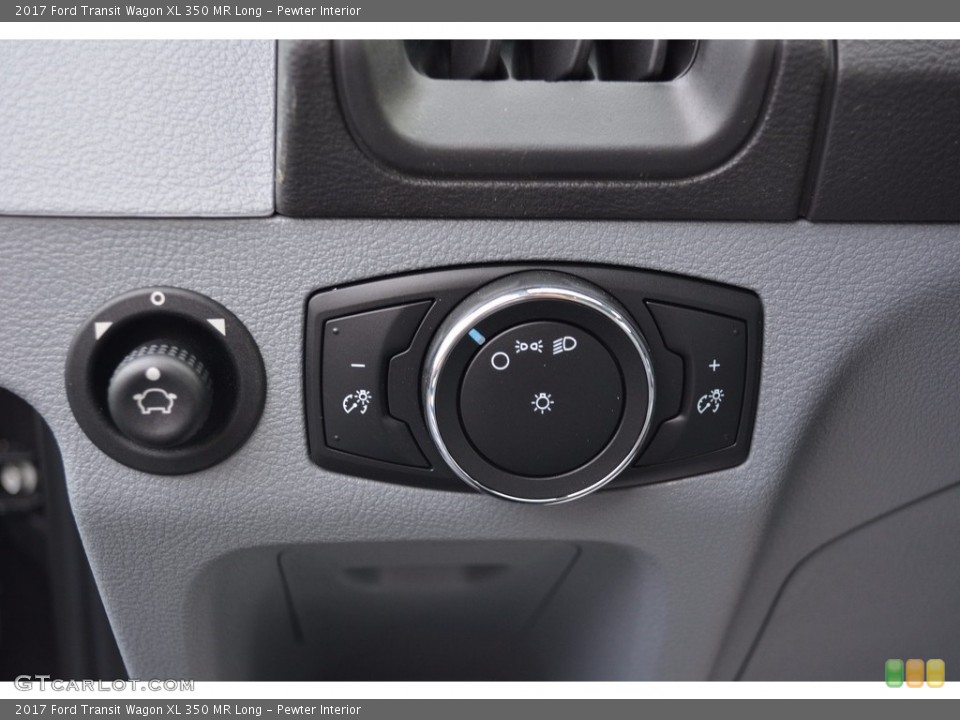Pewter Interior Controls for the 2017 Ford Transit Wagon XL 350 MR Long #115655792