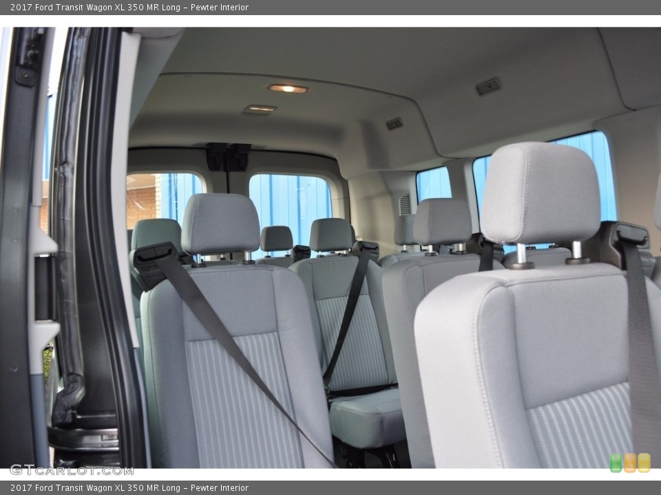 Pewter Interior Rear Seat for the 2017 Ford Transit Wagon XL 350 MR Long #115655882
