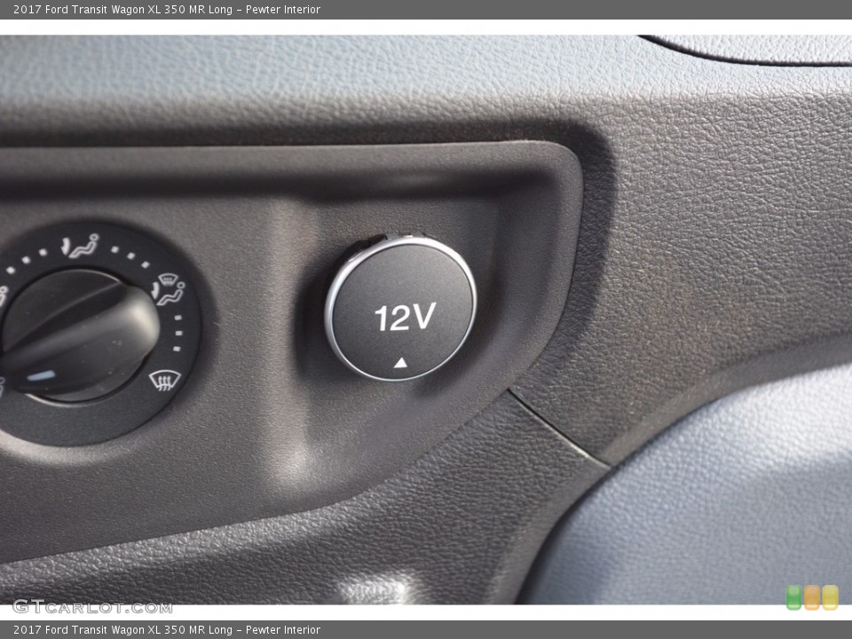 Pewter Interior Controls for the 2017 Ford Transit Wagon XL 350 MR Long #115655991