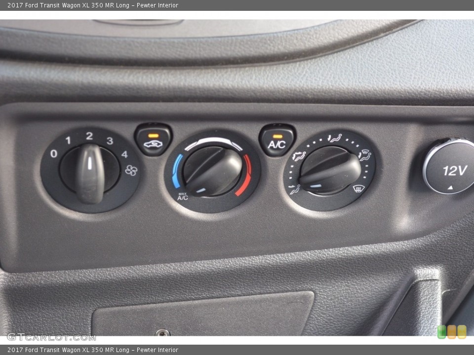 Pewter Interior Controls for the 2017 Ford Transit Wagon XL 350 MR Long #115656053