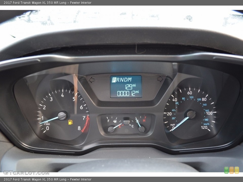 Pewter Interior Gauges for the 2017 Ford Transit Wagon XL 350 MR Long #115656134