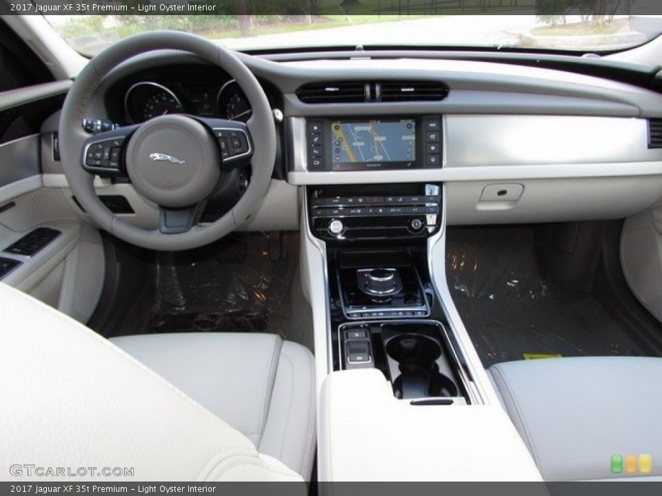 Light Oyster Interior Dashboard for the 2017 Jaguar XF 35t Premium #115658009