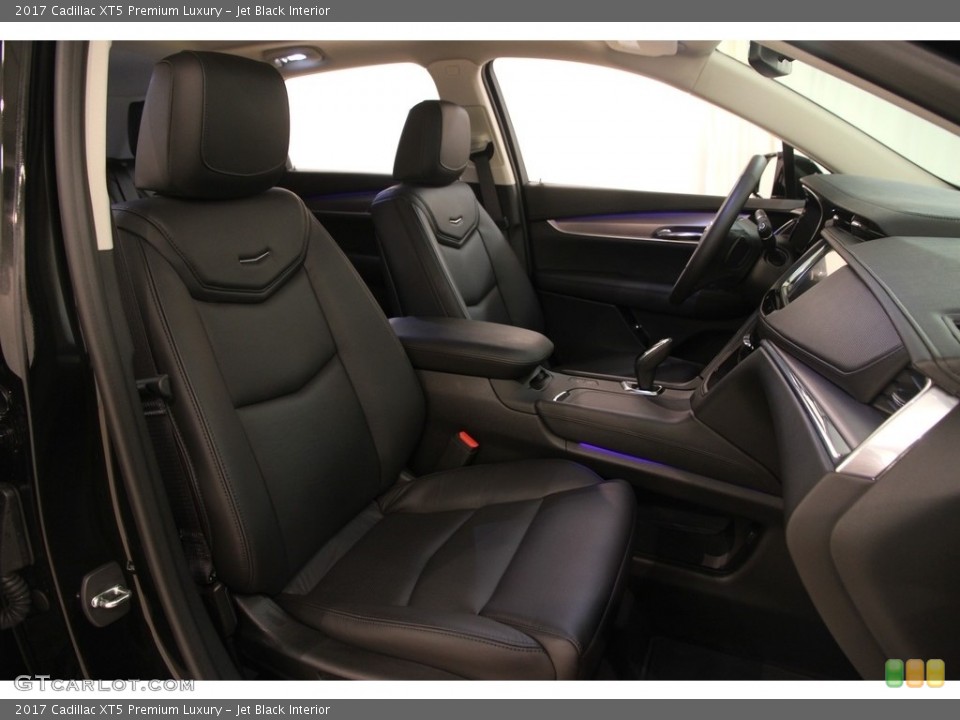 Jet Black Interior Front Seat for the 2017 Cadillac XT5 Premium Luxury #115659122