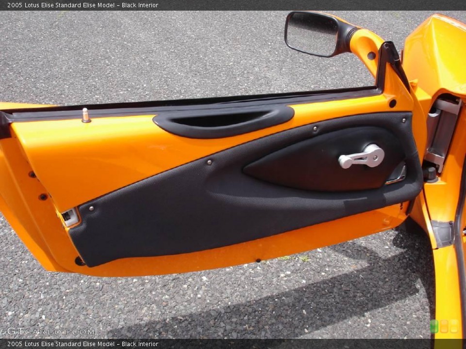 Black Interior Door Panel for the 2005 Lotus Elise  #11566577