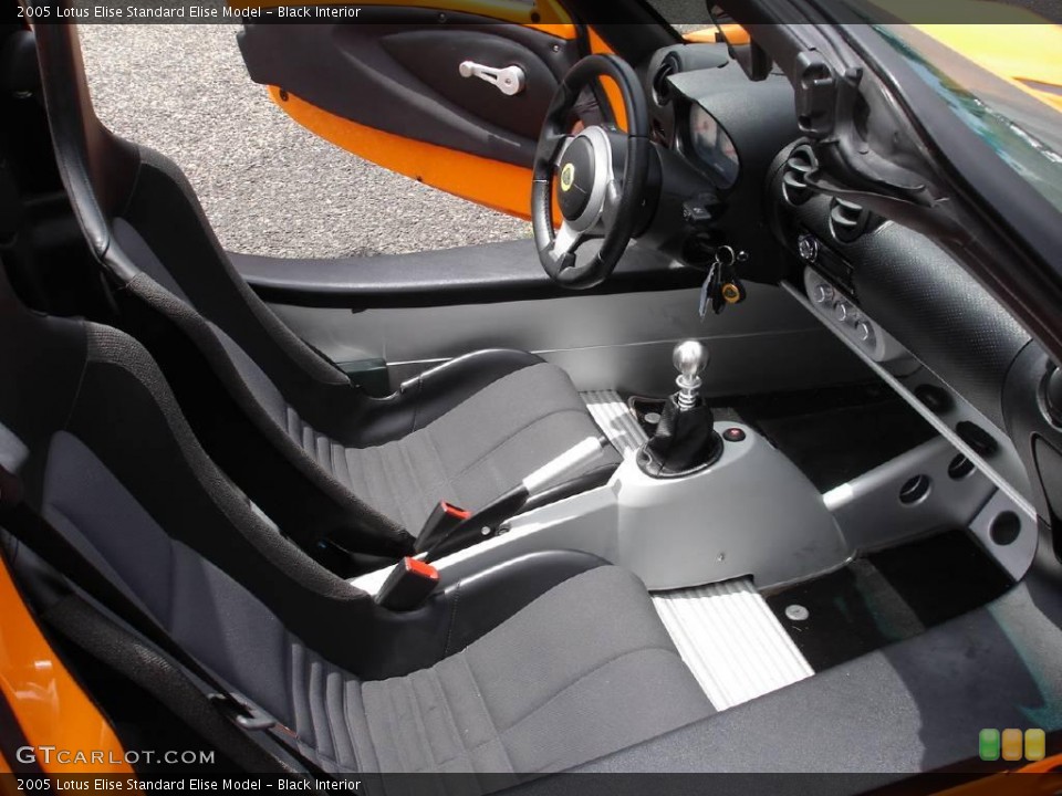 Black Interior Photo for the 2005 Lotus Elise  #11566627
