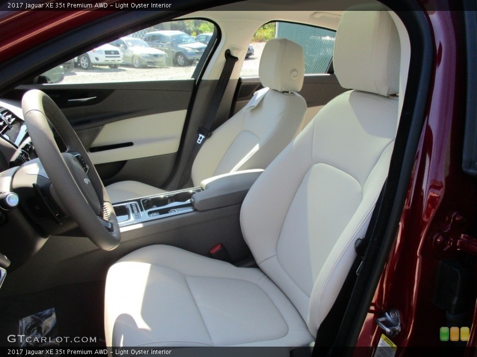 Light Oyster Interior Front Seat for the 2017 Jaguar XE 35t Premium AWD #115666777