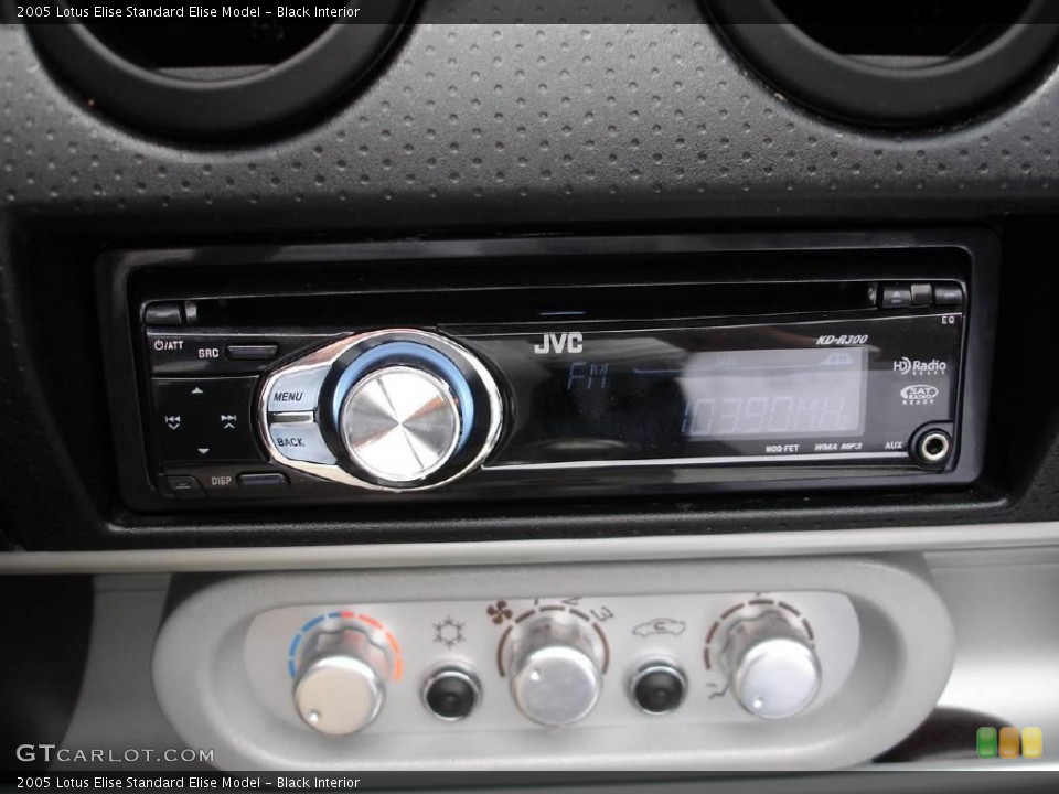 Black Interior Controls for the 2005 Lotus Elise  #11566737