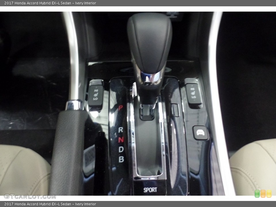 Ivory Interior Transmission for the 2017 Honda Accord Hybrid EX-L Sedan #115669624