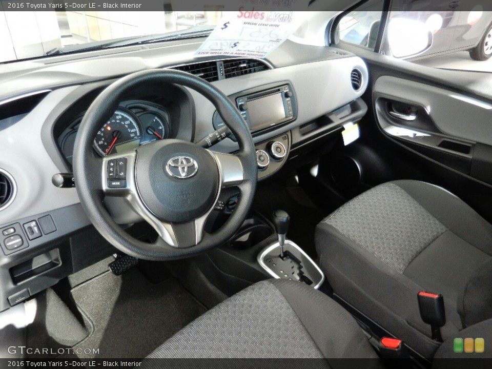 Black Interior Dashboard for the 2016 Toyota Yaris 5-Door LE #115676167