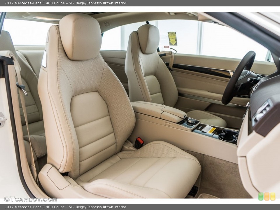Silk Beige/Espresso Brown Interior Photo for the 2017 Mercedes-Benz E 400 Coupe #115679182