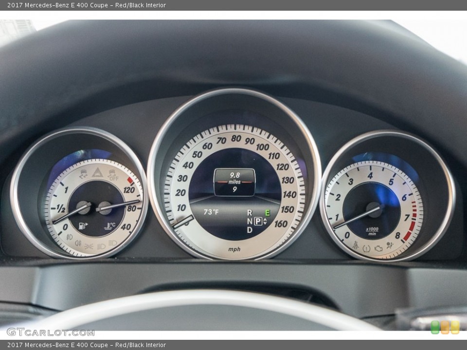 Red/Black Interior Gauges for the 2017 Mercedes-Benz E 400 Coupe #115679881