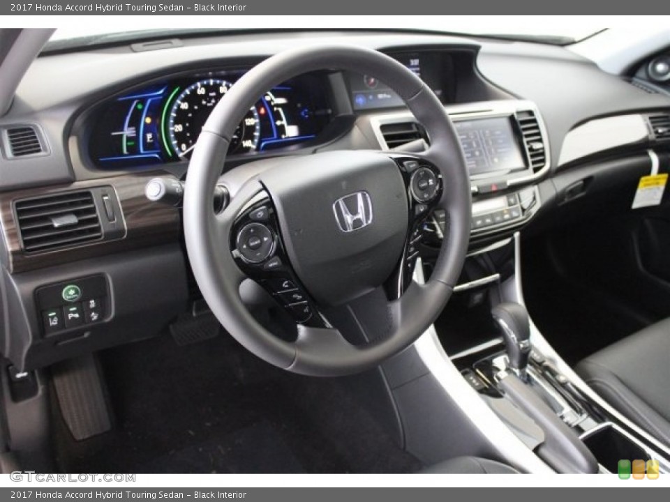 Black Interior Dashboard for the 2017 Honda Accord Hybrid Touring Sedan #115679971
