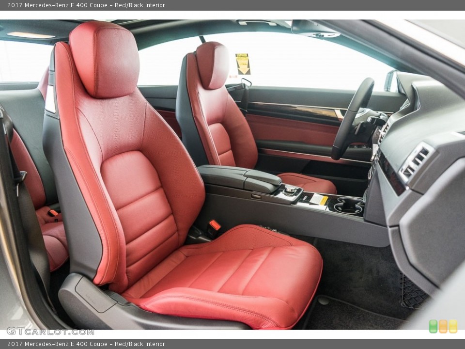 Red/Black Interior Photo for the 2017 Mercedes-Benz E 400 Coupe #115680094