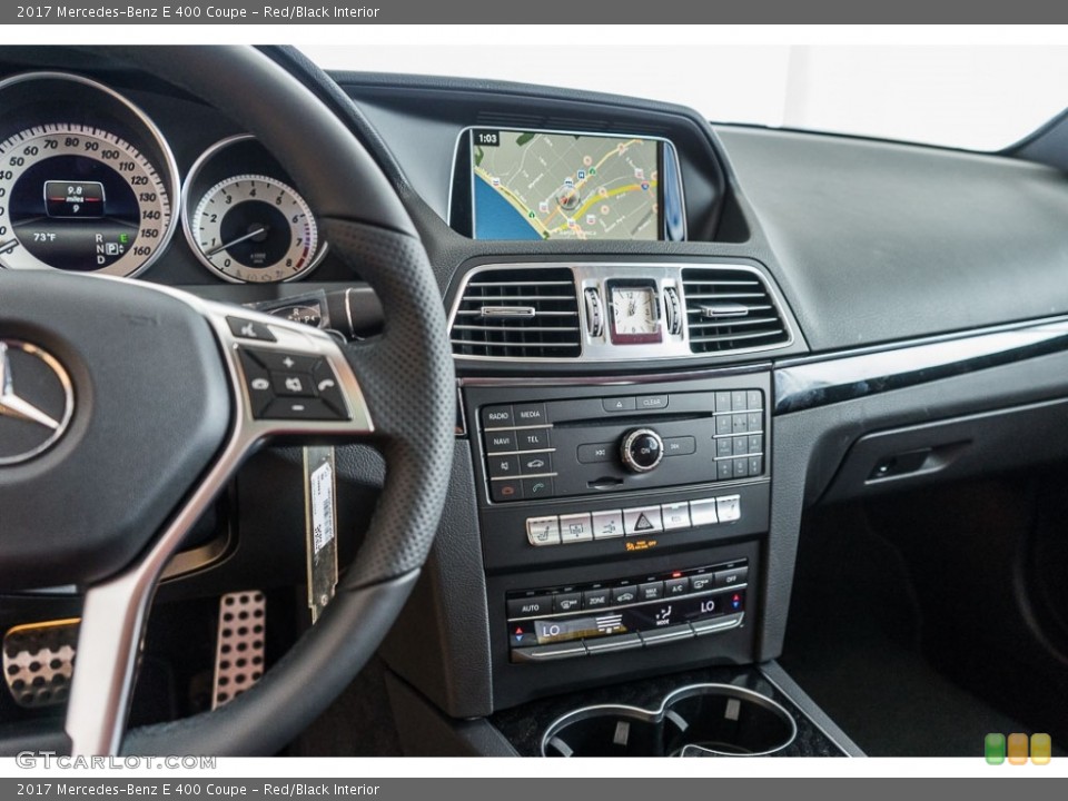 Red/Black Interior Dashboard for the 2017 Mercedes-Benz E 400 Coupe #115680253