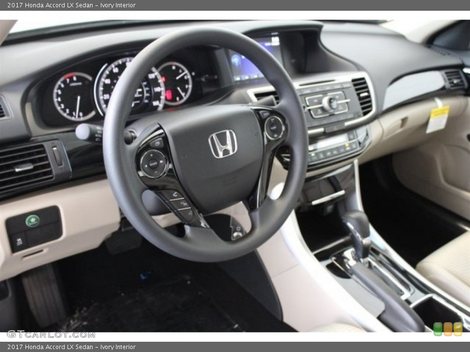 Ivory Interior Dashboard for the 2017 Honda Accord LX Sedan #115680985