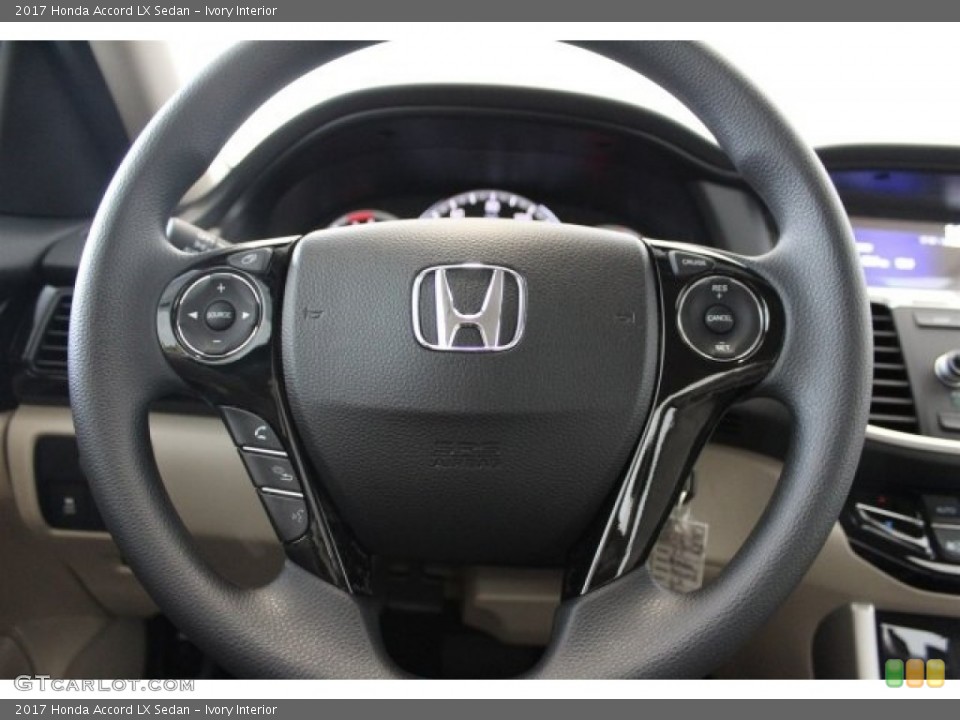 Ivory Interior Steering Wheel for the 2017 Honda Accord LX Sedan #115680991