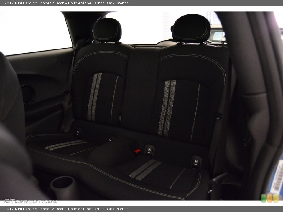Double Stripe Carbon Black Interior Rear Seat for the 2017 Mini Hardtop Cooper 2 Door #115681366