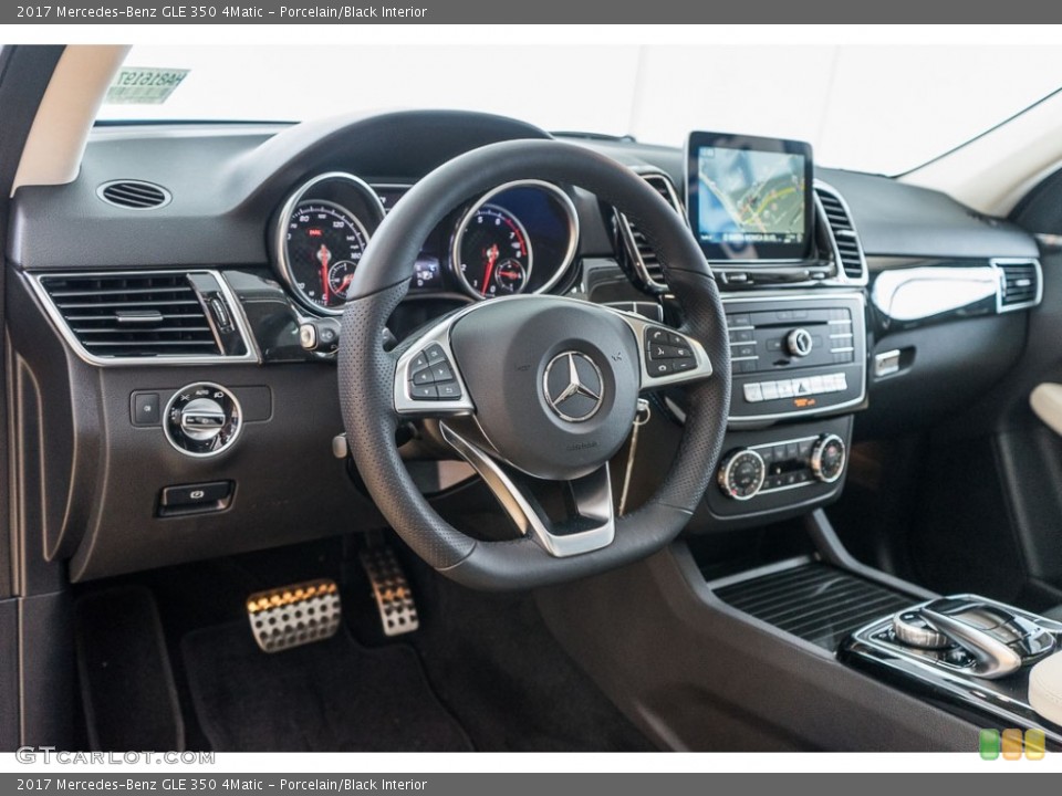Porcelain/Black Interior Dashboard for the 2017 Mercedes-Benz GLE 350 4Matic #115681369