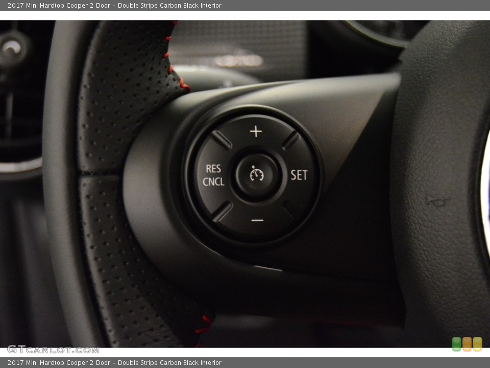 Double Stripe Carbon Black Interior Controls for the 2017 Mini Hardtop Cooper 2 Door #115681471