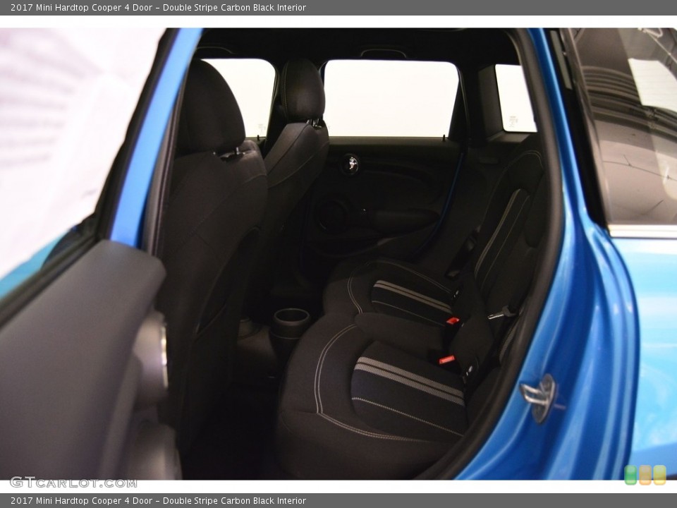 Double Stripe Carbon Black Interior Rear Seat for the 2017 Mini Hardtop Cooper 4 Door #115681798