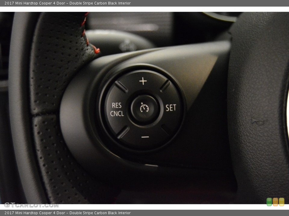 Double Stripe Carbon Black Interior Controls for the 2017 Mini Hardtop Cooper 4 Door #115681909