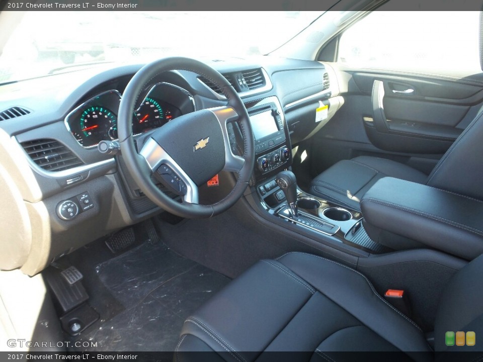 Ebony Interior Photo for the 2017 Chevrolet Traverse LT #115684735