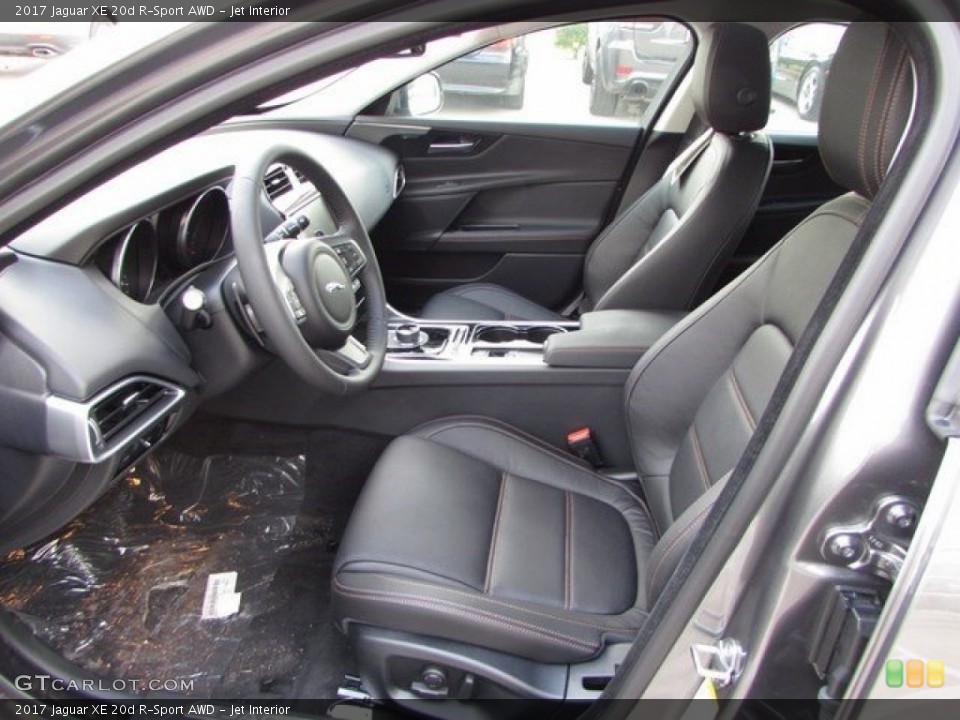 Jet Interior Photo for the 2017 Jaguar XE 20d R-Sport AWD #115689967