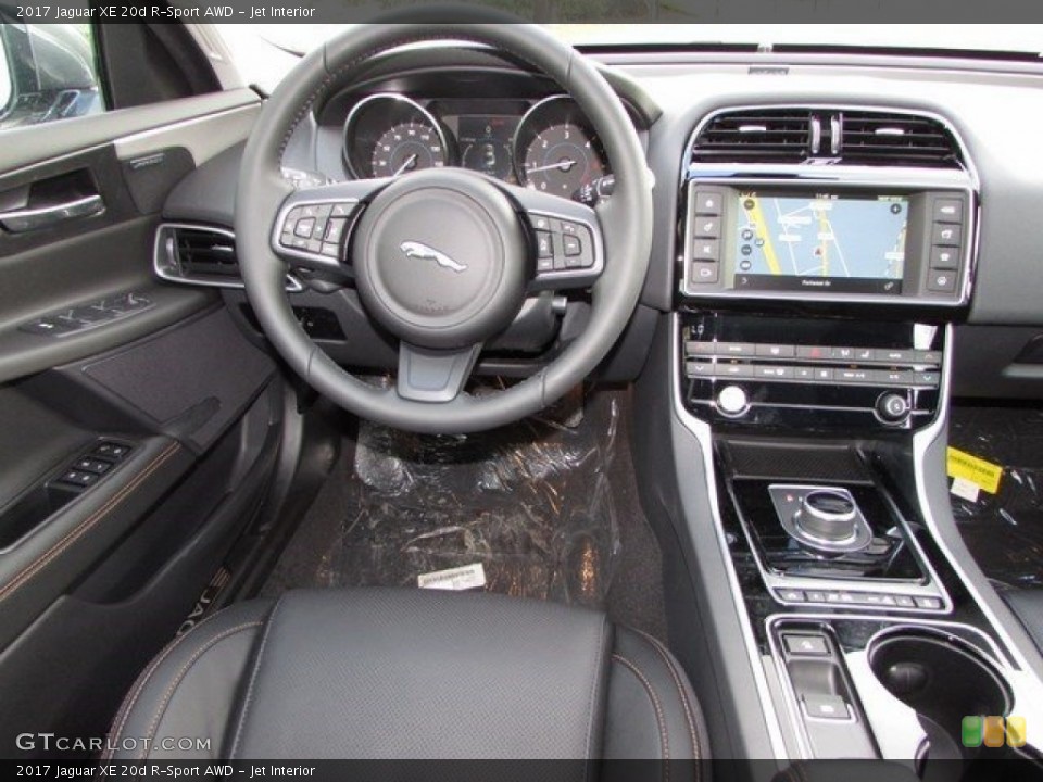 Jet Interior Dashboard for the 2017 Jaguar XE 20d R-Sport AWD #115690120
