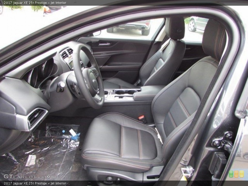 Jet Interior Photo for the 2017 Jaguar XE 25t Prestige #115690525