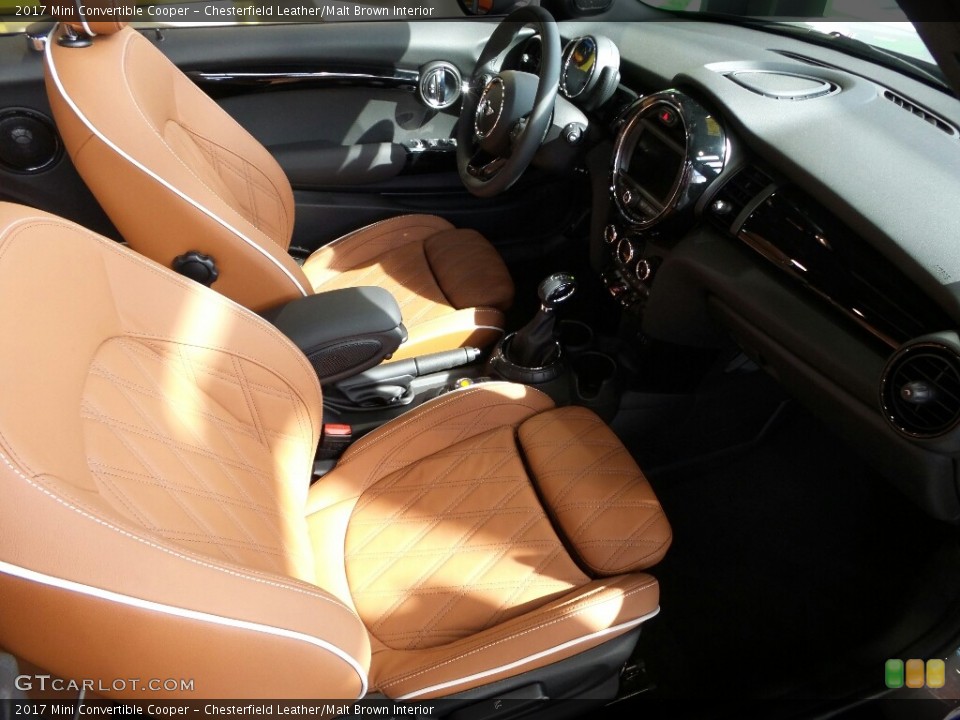 Chesterfield Leather/Malt Brown Interior Photo for the 2017 Mini Convertible Cooper #115701171