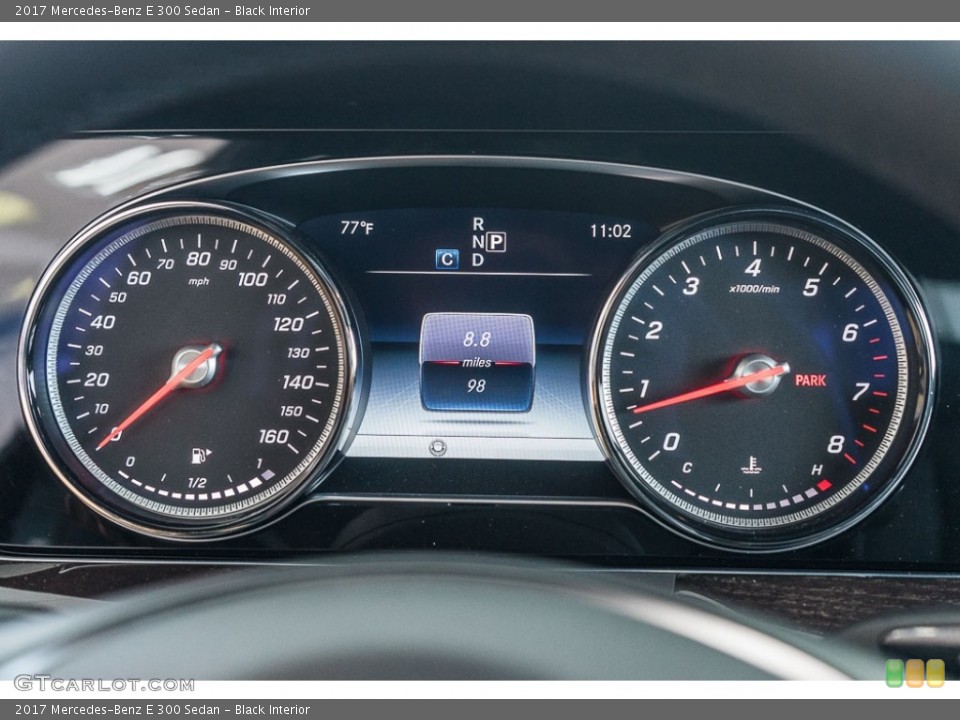 Black Interior Gauges for the 2017 Mercedes-Benz E 300 Sedan #115702467