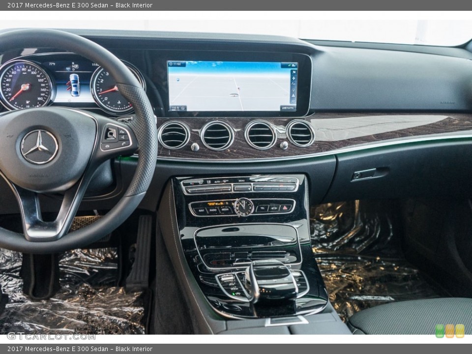 Black Interior Dashboard for the 2017 Mercedes-Benz E 300 Sedan #115702497