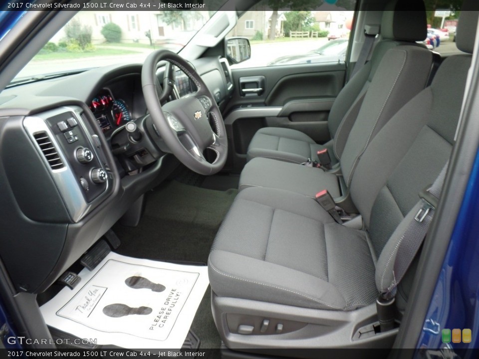 Jet Black Interior Photo for the 2017 Chevrolet Silverado 1500 LT Crew Cab 4x4 #115703997
