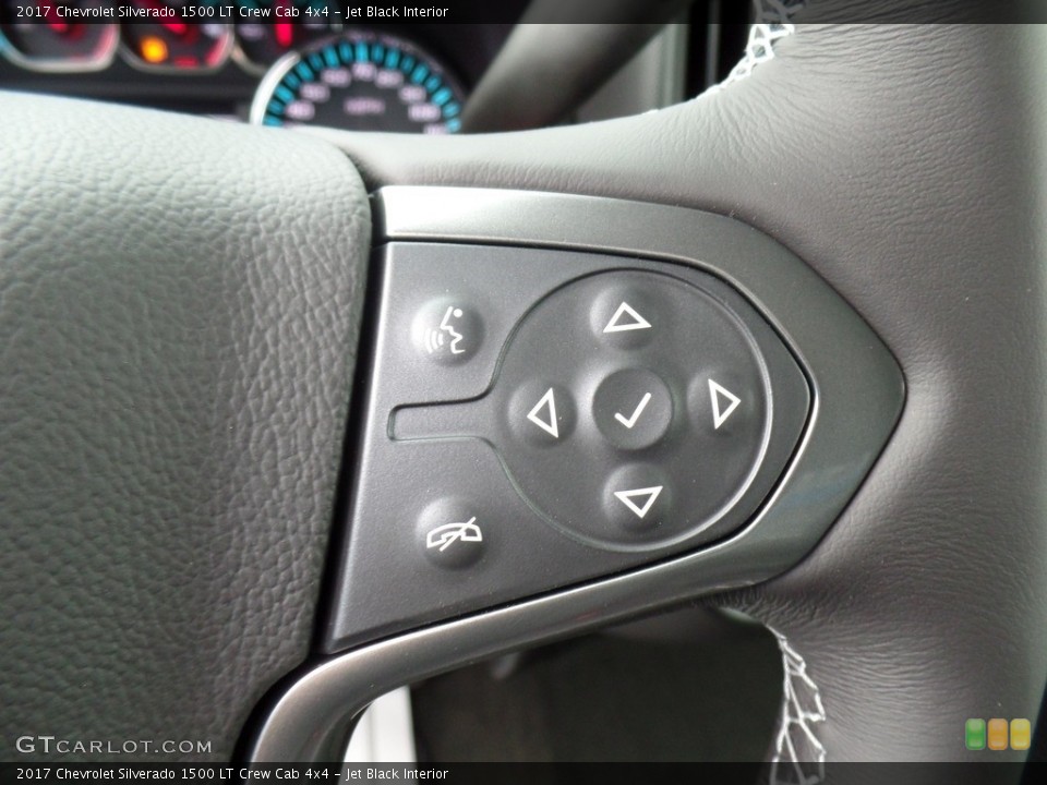 Jet Black Interior Controls for the 2017 Chevrolet Silverado 1500 LT Crew Cab 4x4 #115704089