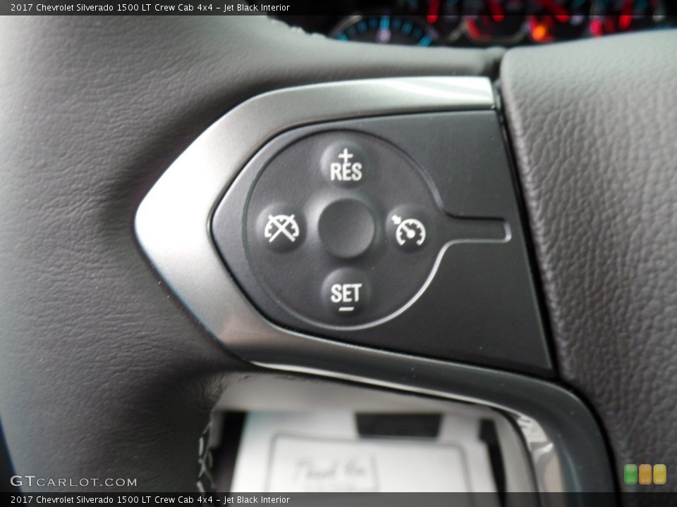 Jet Black Interior Controls for the 2017 Chevrolet Silverado 1500 LT Crew Cab 4x4 #115704111