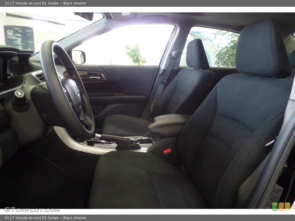 Black Interior Front Seat for the 2017 Honda Accord EX Sedan #115709106