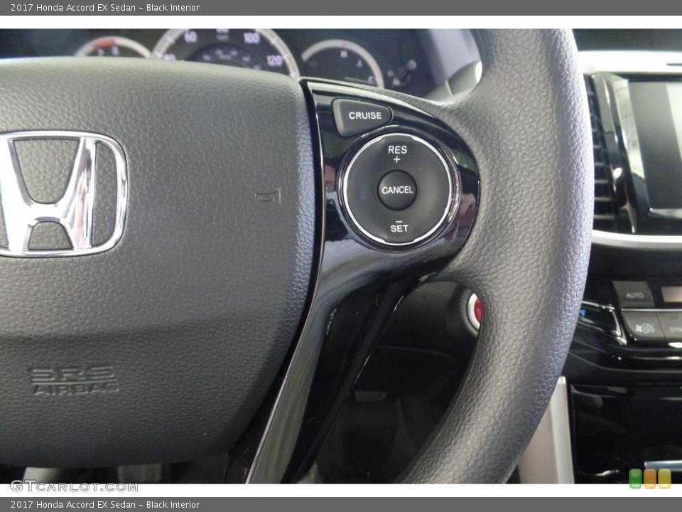 Black Interior Controls for the 2017 Honda Accord EX Sedan #115709277