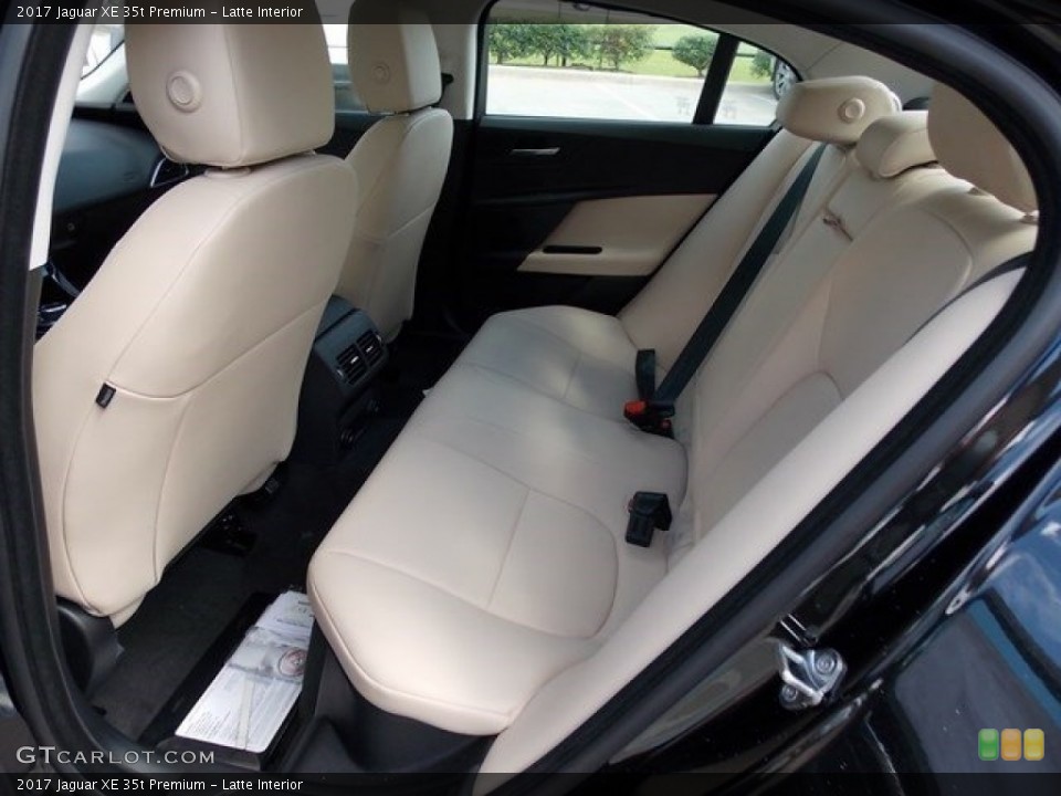Latte Interior Rear Seat for the 2017 Jaguar XE 35t Premium #115711759