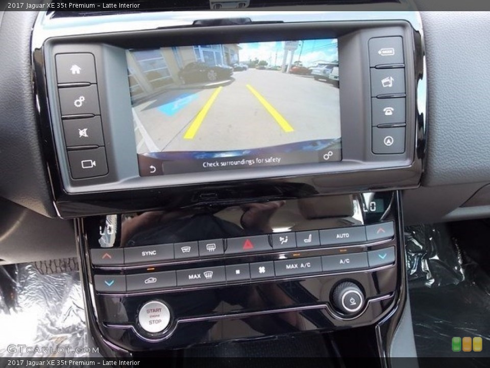 Latte Interior Controls for the 2017 Jaguar XE 35t Premium #115711986