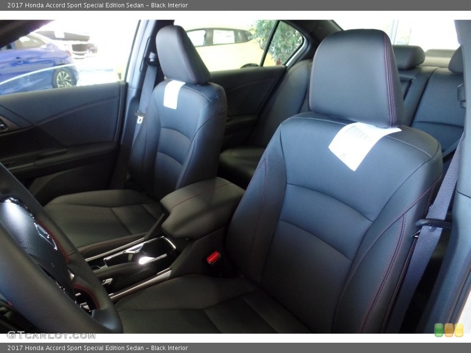 Black Interior Front Seat for the 2017 Honda Accord Sport Special Edition Sedan #115712571
