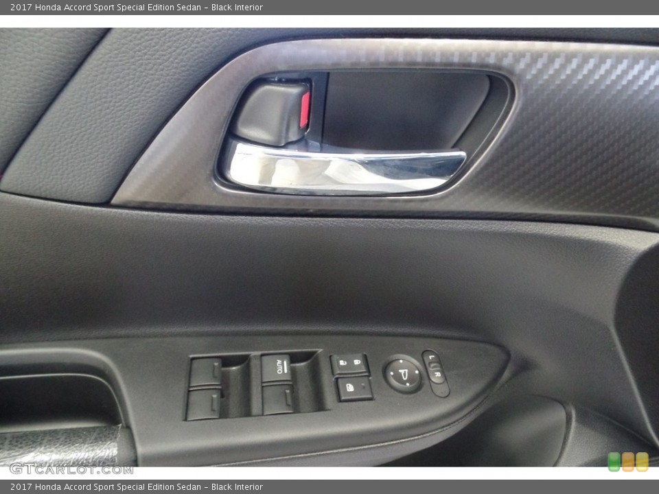 Black Interior Controls for the 2017 Honda Accord Sport Special Edition Sedan #115712616