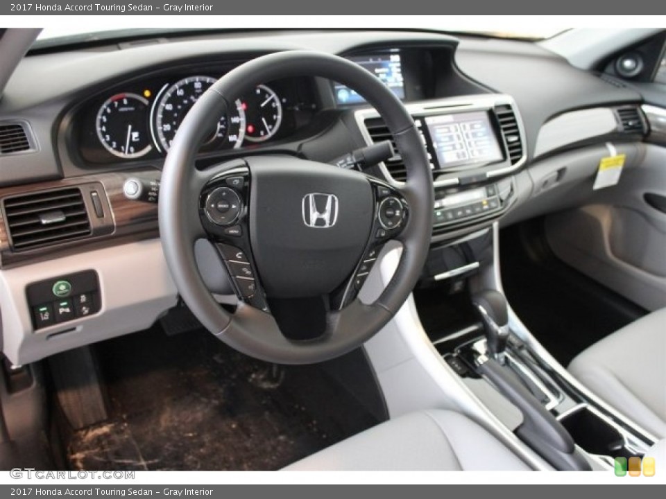 Gray Interior Dashboard for the 2017 Honda Accord Touring Sedan #115715268