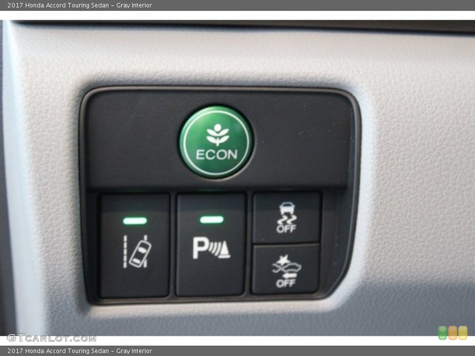 Gray Interior Controls for the 2017 Honda Accord Touring Sedan #115715550