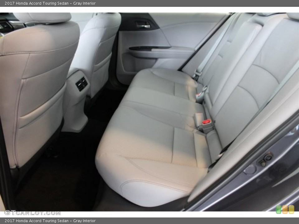 Gray Interior Rear Seat for the 2017 Honda Accord Touring Sedan #115715580