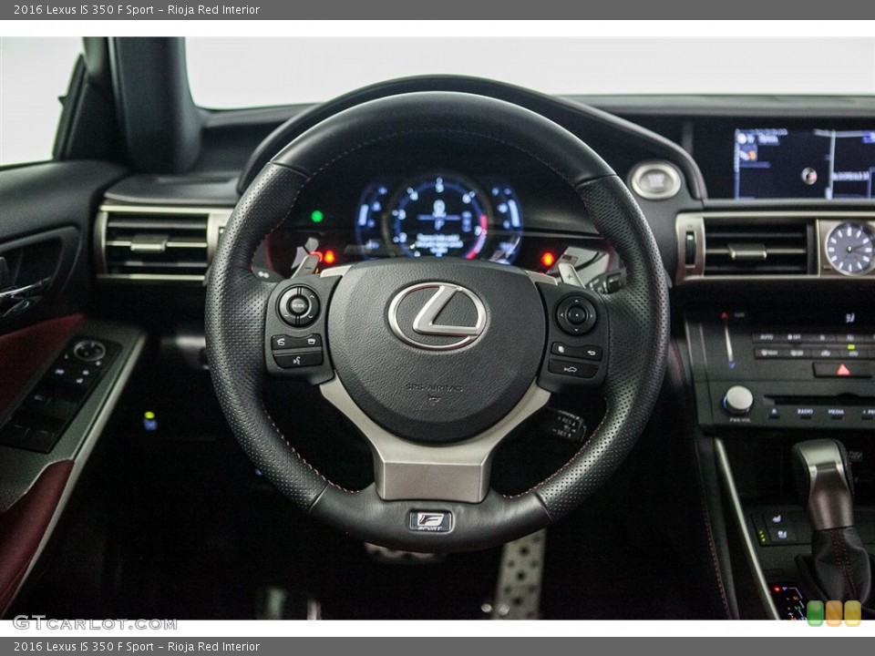 Rioja Red Interior Steering Wheel for the 2016 Lexus IS 350 F Sport #115715919