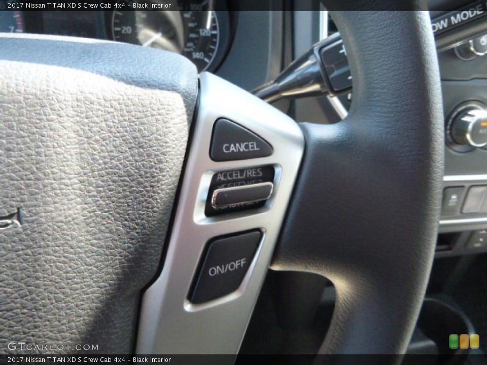 Black Interior Controls for the 2017 Nissan TITAN XD S Crew Cab 4x4 #115717314