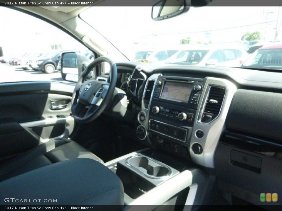 Black Interior Dashboard for the 2017 Nissan Titan SV Crew Cab 4x4 #115717917